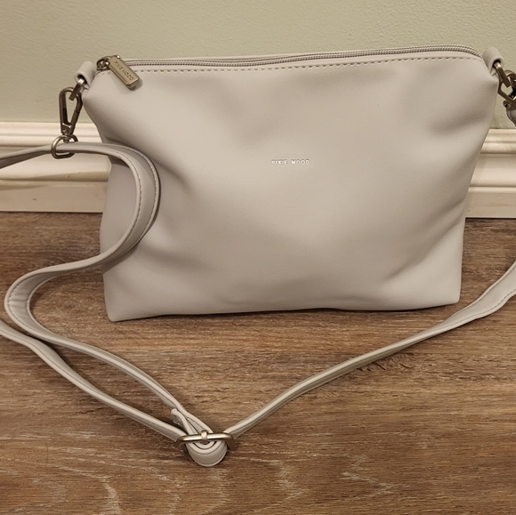 Pixie Mood Handbags - Pixie Mood Light Grey Medium Crossbody Purse